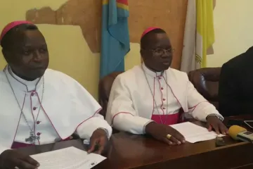 Members of the standing committee of the National Episcopal Conference of Congo (CENCO)